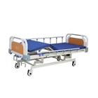 Bed 3 Crank Hospital Bed China Products Economic Metal Nursing Care Bed Adjustable Hospital 3 Crank Bed