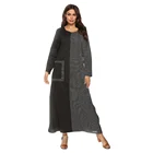 Muslim Dresses Custom Women Dubai Muslim Long Dresses Brand Long Sleeve Modest Abaya Islamic Clothing