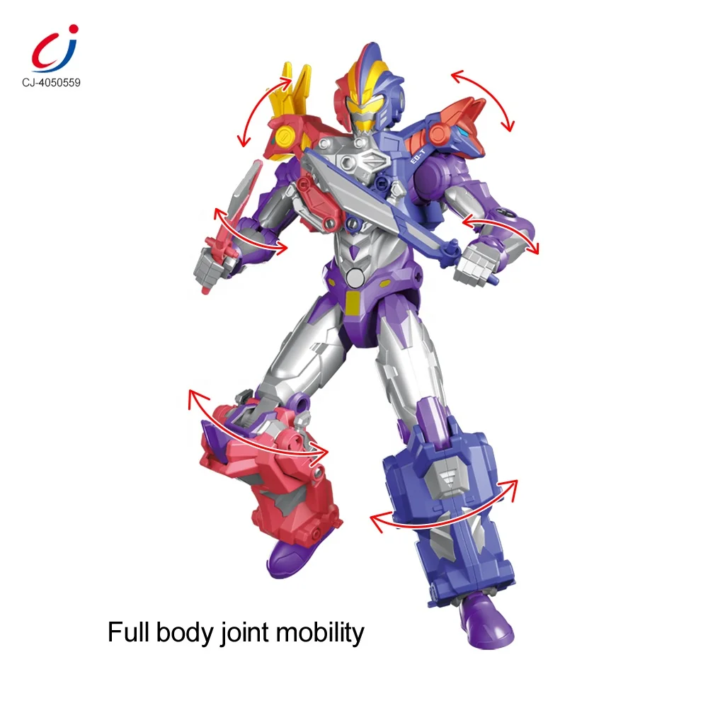 Chengji boy trendy toys juguetes robot series toy 2 in 1 deformation action figures changeable robot toy with sound