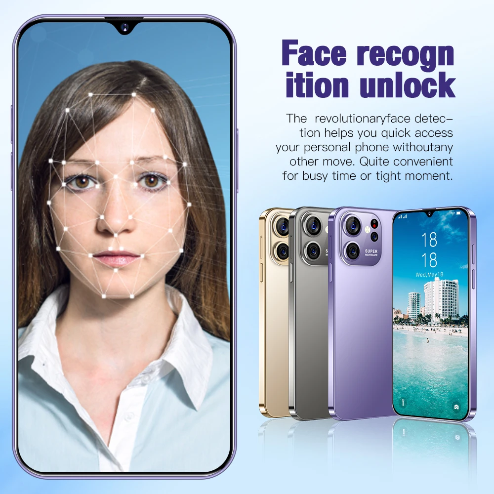 2023 New S23+ Ultra 5g Phone 7.3 Inch 16gb + 1tb Smartphone Fgaming And