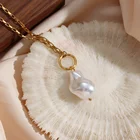 Pearl Necklaces Imitation Pearl Pendant Simple Necklaces Women Female Fashion Gold Thin Chains Necklaces