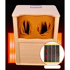 Wollet New Design Holographic Energy Health Barrel Far Infrared Foot Bath Massage Bucket