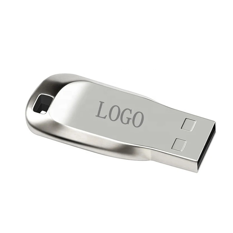 Stainless Steel Small Metal Oem Company Gift Custom Logo Usb Falsh Drive Flash Disk 1gb Mini Usb 16gb 32gb 2.0 Usb Stick Memory - ANKUX.COM