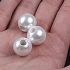 Drilled Pearl Round Loose Pearls Wholesale High Grade Natural Big Size Drilled Round Loose Pearl Beads