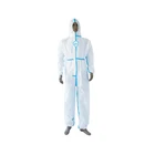 Suit For Coverall Chemical Hazmat Suit Isolation For Asbestos Industry Coveralls With Shoe Cover