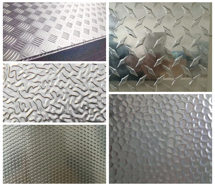 Embossed Aluminium Diamond Sheet 1060 3003 5052 5754 Tread Aluminum