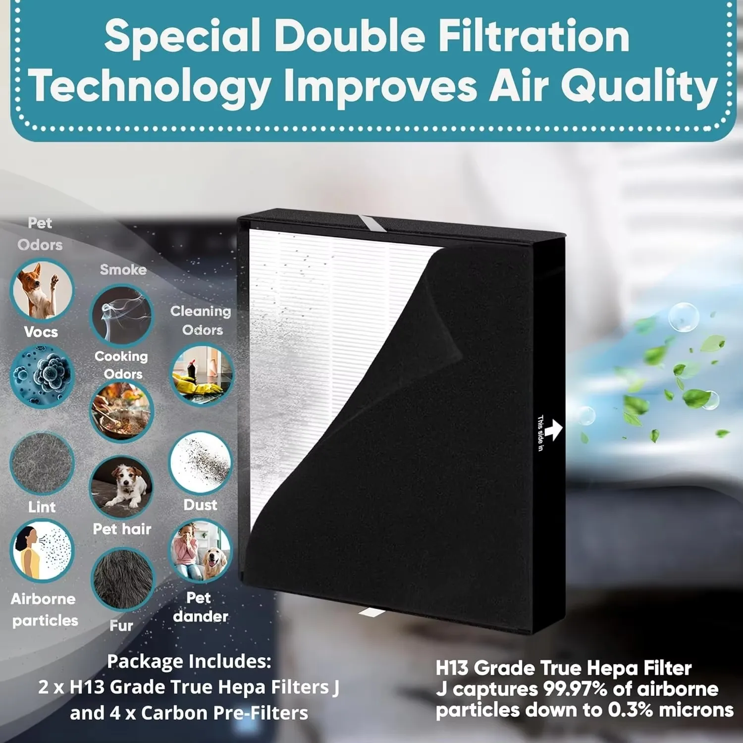 product eco friendly household use h12 h13 h14 air purifier parts filter hepa filter high efficiency true hepa activated carbon filter-6
