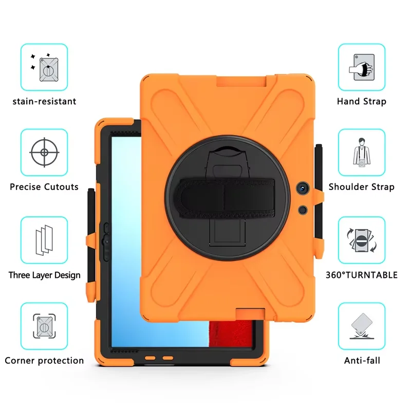 3 hard shell case soft silicone inner layer shockproof protective cover-4