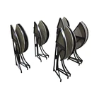 Iron Table New Design Quality Control Innovative Round MDF And Iron Tube Folding Table