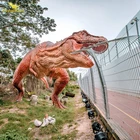 Amusement Robotic Dinosaurs Manufacturers Amusement Park Life Size Animatronic Robotic Outdoor Dinosaur For Sale