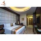 Foshan Bedroom Sets Wood Foshan Factory OEM Luxury Hotel Queen Size Mdf Wood Bed Room Furniture Bedroom Sets