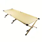 Bed Camping Cot Army Military Single Person Aluminium Bed Camp Folding Camping Cot Bed
