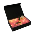 Gift Wedding Magnetic Lid Gift Wedding Closure Luxury Jewelry Flower Wholesale Custom Packaging Box With Ribbon