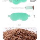 Cover Ultra Soft And Stretchable Spandex Cover Heated Flaxseed Eye Compress Microwavable And Reusable For Eye Strain