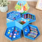 Hot Selling Learning Drawing Colorful Pen 46 Pcs Educational Toy Water Brush For Kids