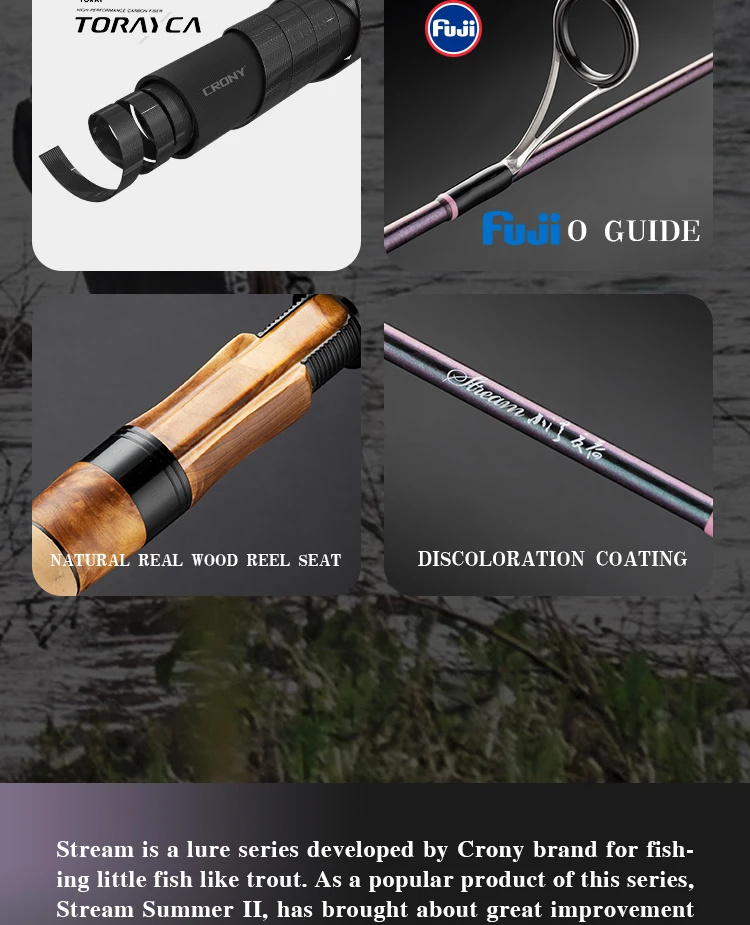 Stream Series Summer Version High Carbon Rod Ul Fuji O Ring Guide