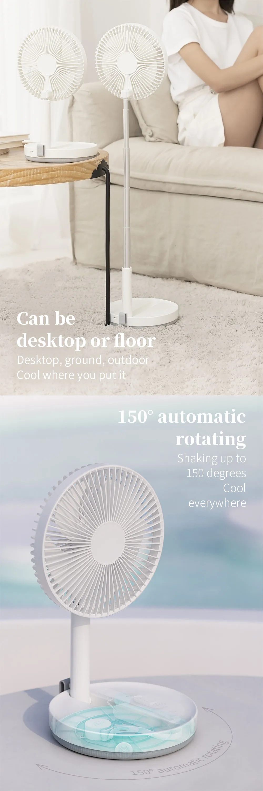 Table Fan, Portable, 5, 8 - detail 4