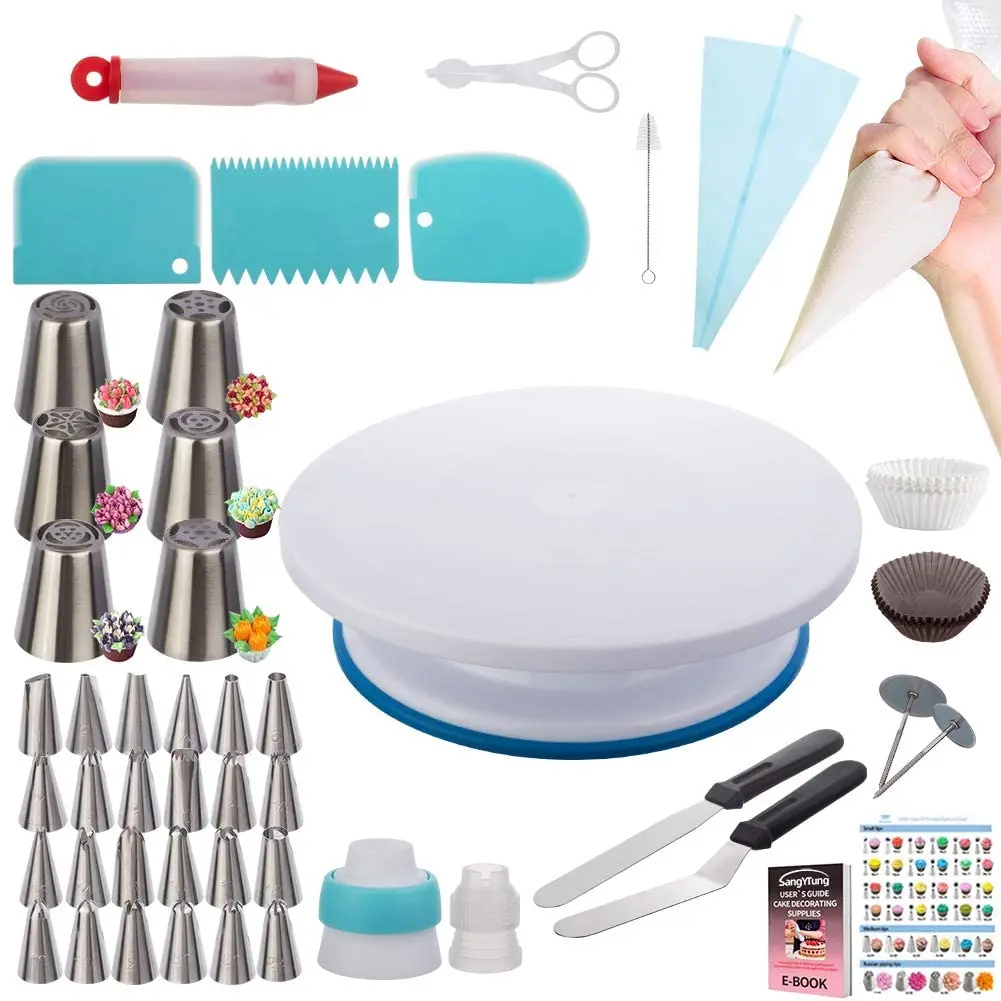 106 Pcs Baking Pastry Cake Tools Accessories Reposteria Cake Decorating Supplies Kit Set