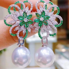 Fashionable Volume Manufacture Baroque Freshwater Pearl Earrings Fashion Earrings Jewelry