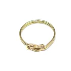 14k Gold Jewelry Gold 14K Gold Filled Rings Women Minimalist Jewelry Knot Stacking Ring