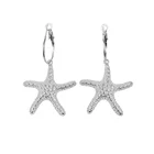 Star Earrings Earrings European And American New Five-pointed Star Beach Starfish Earrings