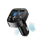 Car Car Blue Tooth Mp3 Player Fast Car Charger Fm Transmitter Hands-free Dual Usb Receiver