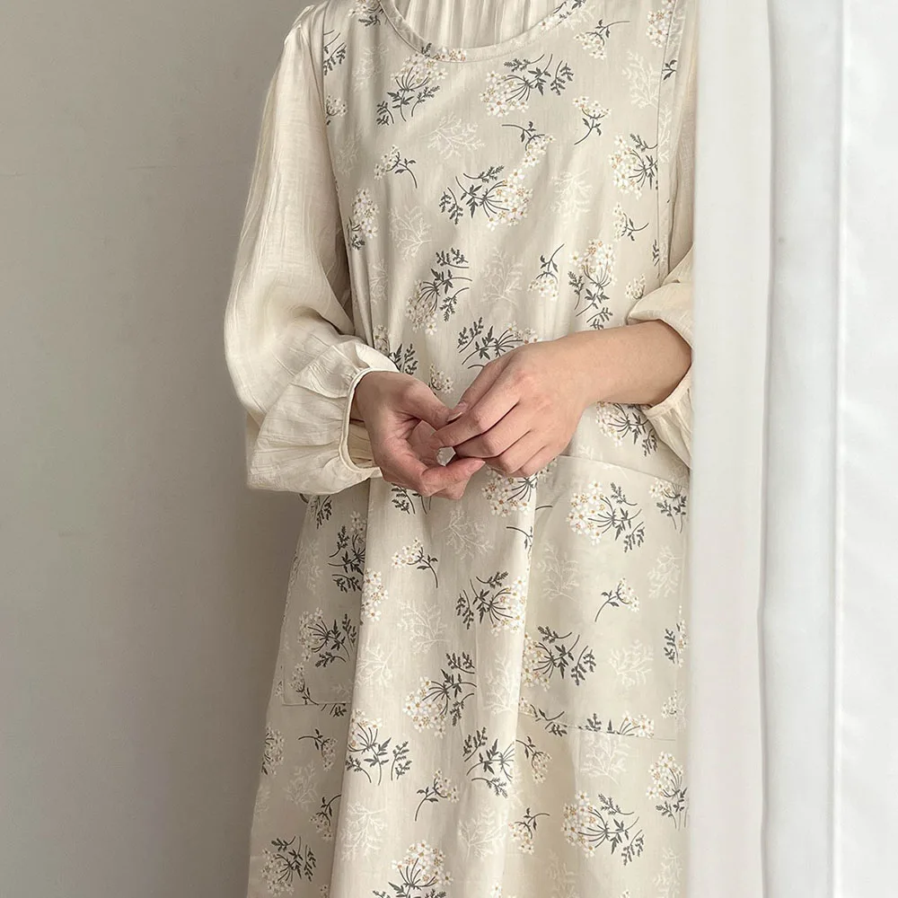 Cotton Simple Style Pure Colors Sleeveless Waterproof Household Kitchen Hand Towel Housework Overclothes Apron