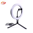 Ring Light Ring SHUNYI 8" LED Photography Ring Light Dimmable Studio Clip Selfie Ring Light For Video