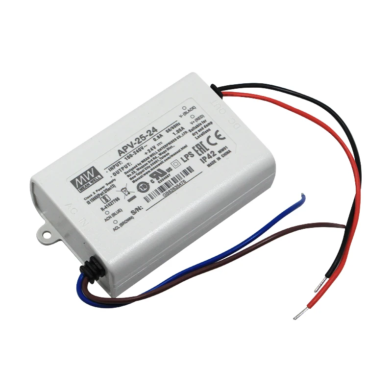 LED-Netzteil 5V 2600mA 13 Watt IP42 APV-16-5 MEANWELL 