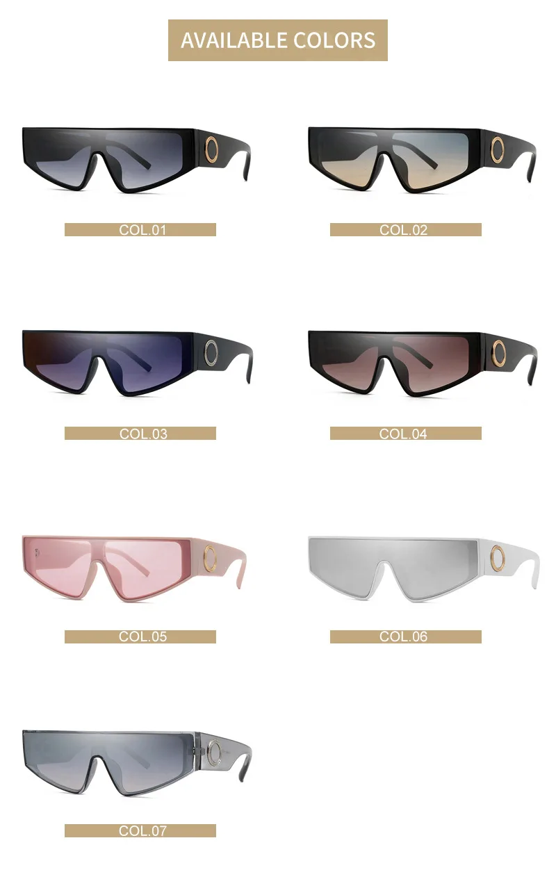 Unisex Square Sunglasses UV400 Protection Retro Thick Boxy Frame Fashion Shades main image 0