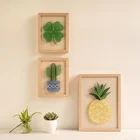 Craft Wallwa Amazon Hot Sell Diy Wood Craft String Art Kit For Adults And Kids