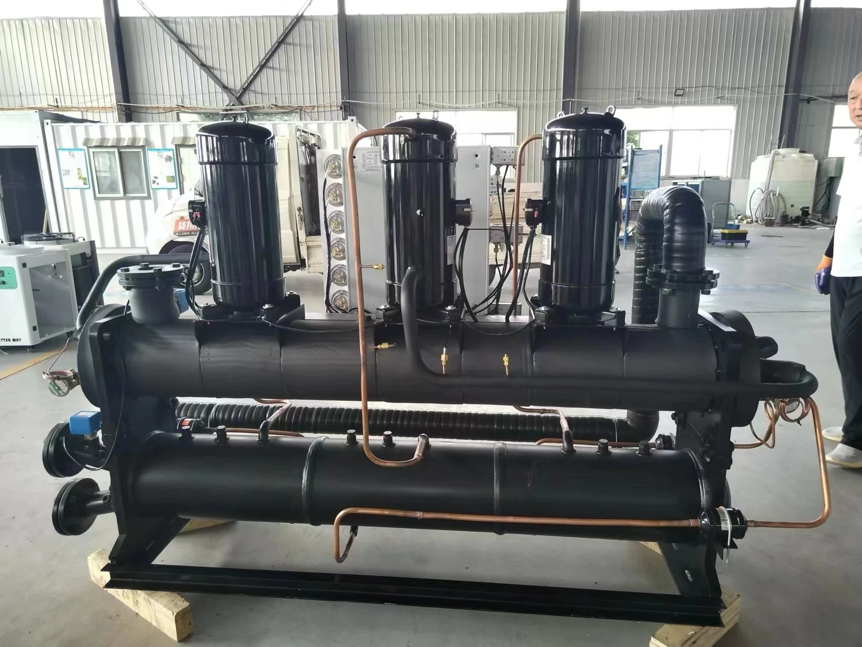 Industrial Water Cooling Chiller, 180.8 kw, 10.6 Kw*4 - detail 10