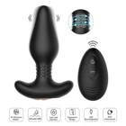Silicone Toys Anal Silicone Electric Shock Vibrating Sex Toys Anal Butt Plug For Male Couple Anal Sexual