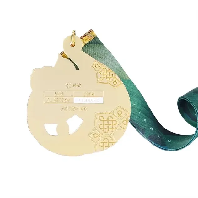 Factory Price Gold Plated Metal Medal Custom Logo Made 3D Marathon Sports Medals for Souvenir Gift factory