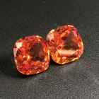 Gemstone Corundum Stones Synthetic Loose Gemstone Sapphire Ruby Orange Pink Color Corundum Stone