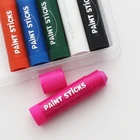 Colors Kids Kids Crayons 6 Colors Eco-Friendly Custom Multicolors Drawing Washable Kids Crayon Set
