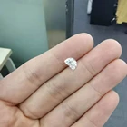 Beads White GH Color 0.21ct-0.9ct Halfmoon Shape Wholesale Price Raw Material Beads Moissanite Stone