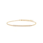 14k Diamond Bracelet Custom Design 14K 18K Gold Plated Tennis Chain Bling Iced Out Micro Pave Diamond Bar Bracelet