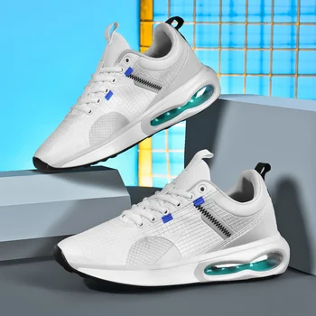 2022 Custom Logo Designer Air Cushion Sneakers Waterproof Tennis Outdoor Running Shoes For Men