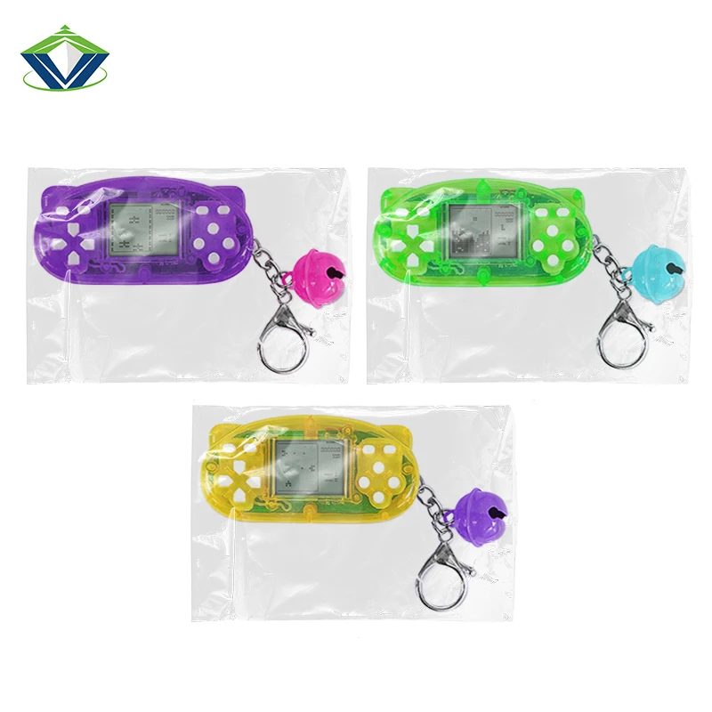 Funny Portable Mini Game Player with Keychain Toy