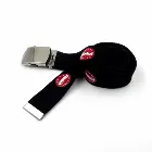 Custom Multi Color Branded Canvas Elastic Woven Polyester Fabric Belt
