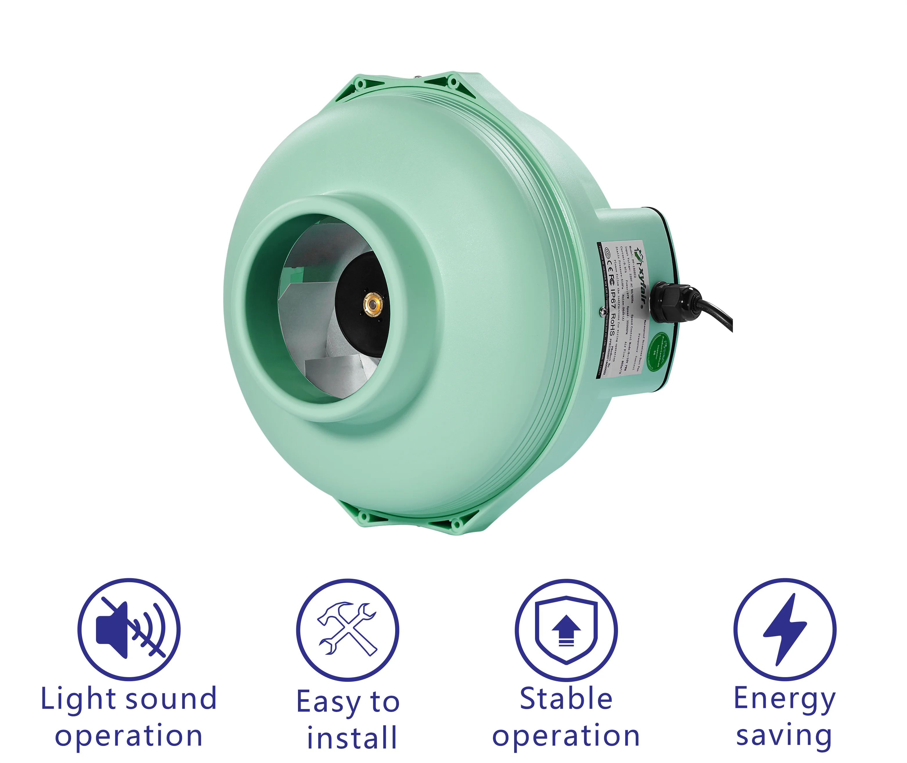 Centrifugal Fan, Inline, Waterproof - detail 4