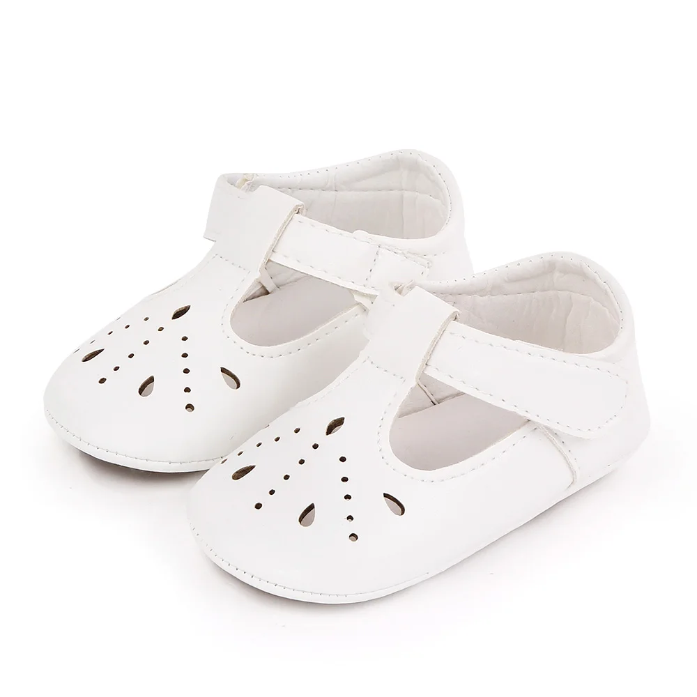 Princess Shoes Baby Girls Spring and Summer Cute Solid Color Hollow Small Leather Shoes supplier