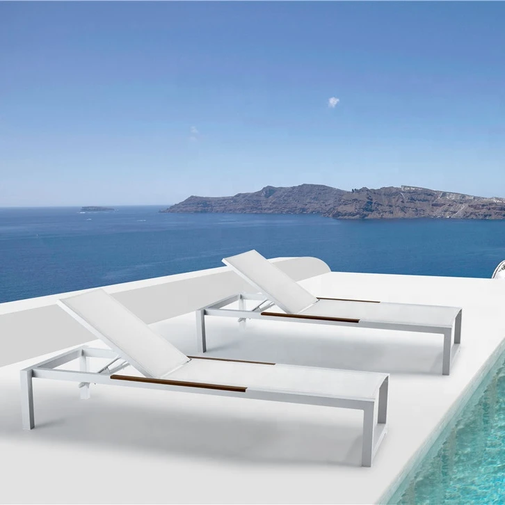 aluminium pool lounger