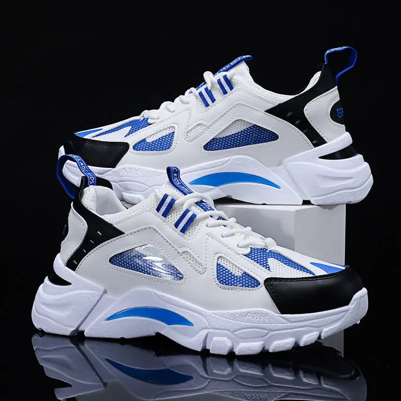 2024 New Breathable Mesh Upper Basketball Shoes Outdoor Men Sport Shoes Students Basket Trainers Shoes