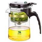 Coffee Kettle Teapot With Infuser 76 Heat Resistant Glass High Borosilicate Glass Coffee Tea Sets