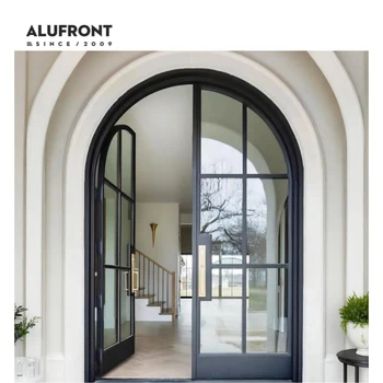 Alufront AS2047/AS2088Certified Ultra-Narrow Double Glass Aluminium Alloy Profile Slimline Tall Windows Doors Modern Swing Open
