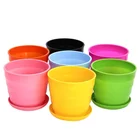 Pot Planter Plastic Planter Round Planting Pot Planter Plastic Flower Pot