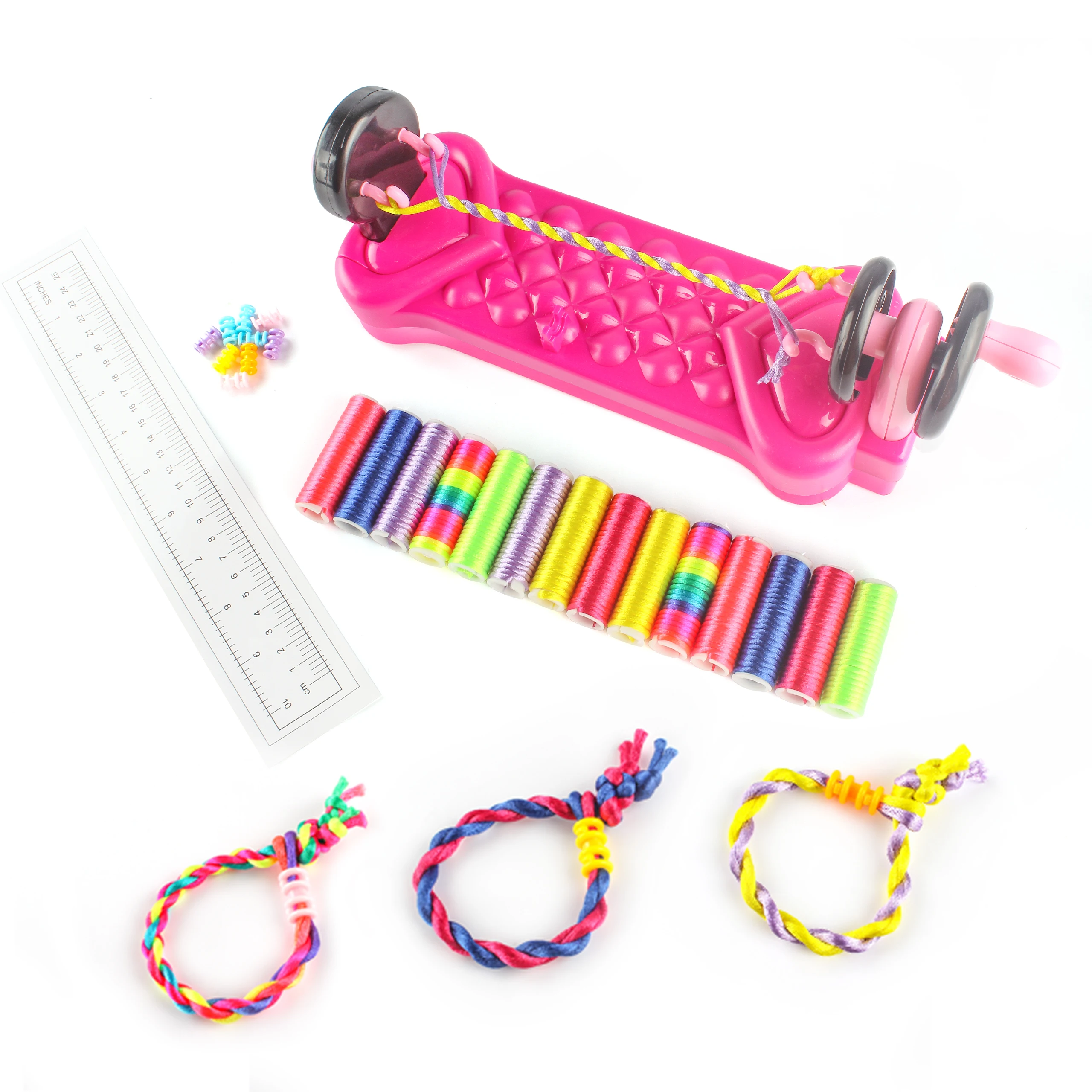 Multicolore Perle Accessoire de Cheveux Fille Machine a Tresser Les Cheveux Kit Coiffure pour 5 6 7 8 9 Ans Enfants Meilleurs Cadeaux 