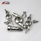 Double Circulating Bull Horn Type Thread Male Water Driven Tank Cleaner Spray Cleaning Ball Stainless Steel Fittings